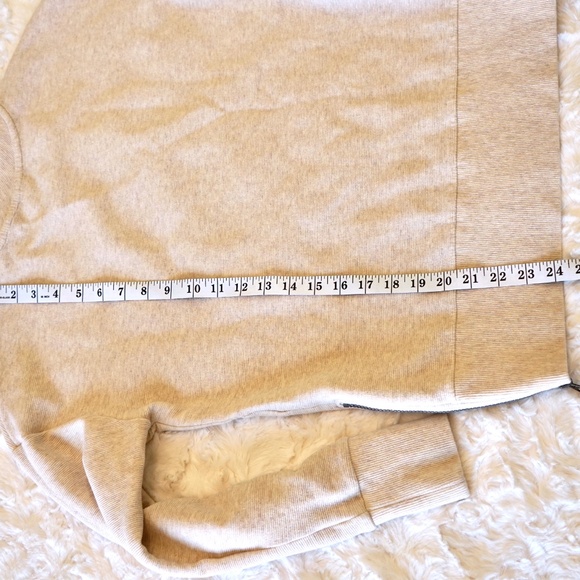 Te Verde - lightweight side zipper sweatshirt XS - cream - Picture 9 of 11